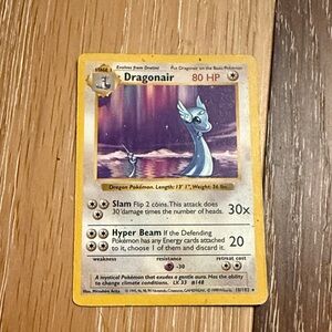 Dragonair 1995 Pokémon card